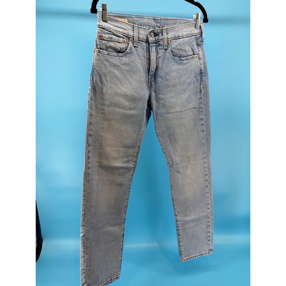 Levi's Premium Other - Levis Premium 502 Regular Taper Jeans Mens W29 L30 Light Wash Blue Denim